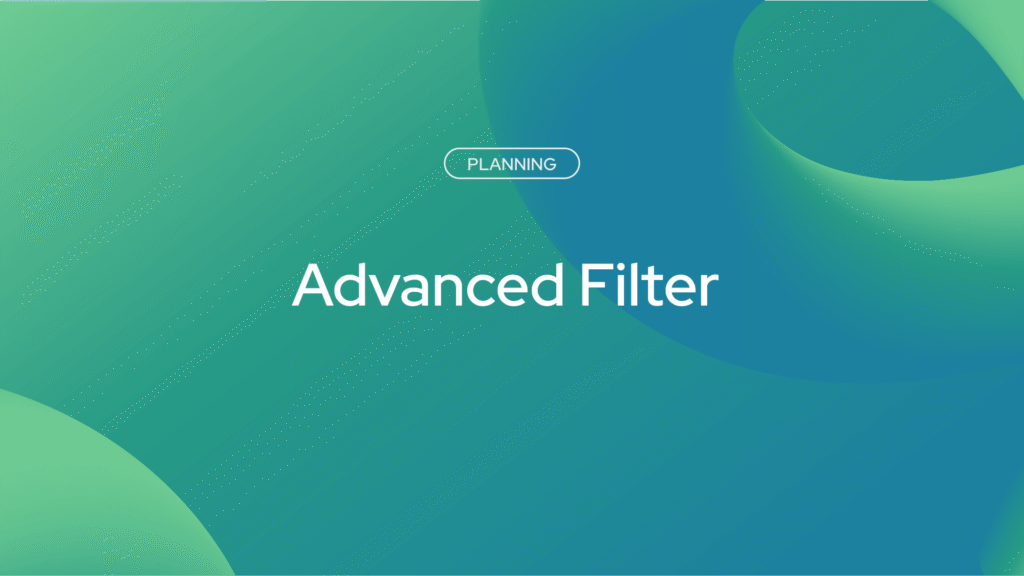 Advanced Filter
