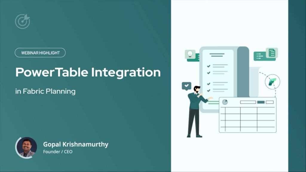 PowerTable Integration in Microsoft Fabric Planning